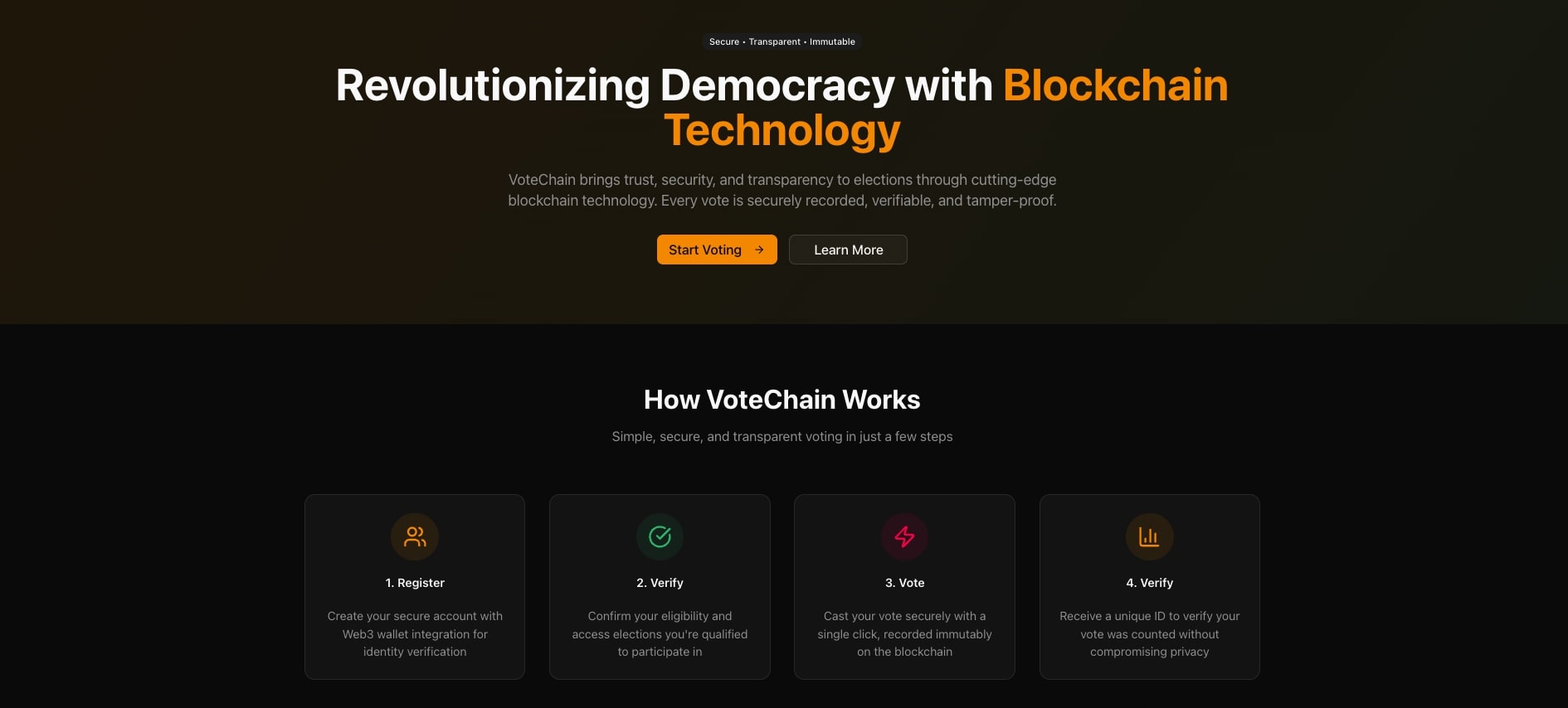 Blockchain-Based Voting System